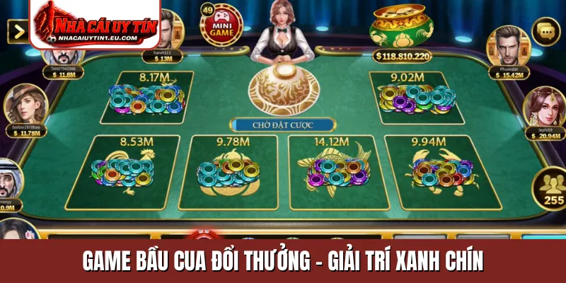 Game bầu cua đổi thưởng