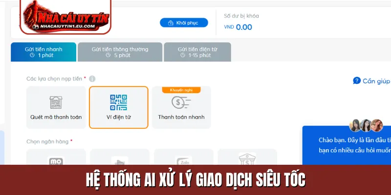 Hệ thống AI xử lý giao dịch siêu tốc