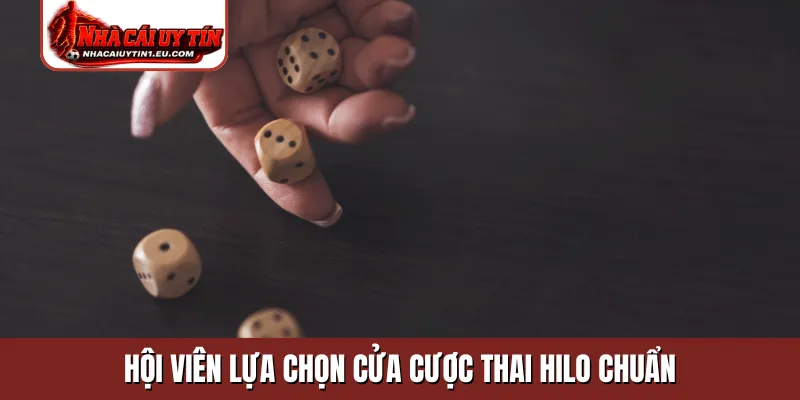 Hội viên lựa chọn cửa cược Thai Hilo chuẩn