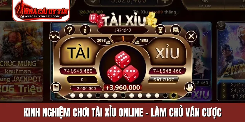 Kinh nghiệm chơi tài xỉu online